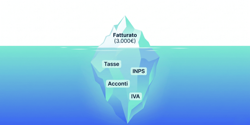 Fatturi 3.000€ Il falso guadagno del freelance